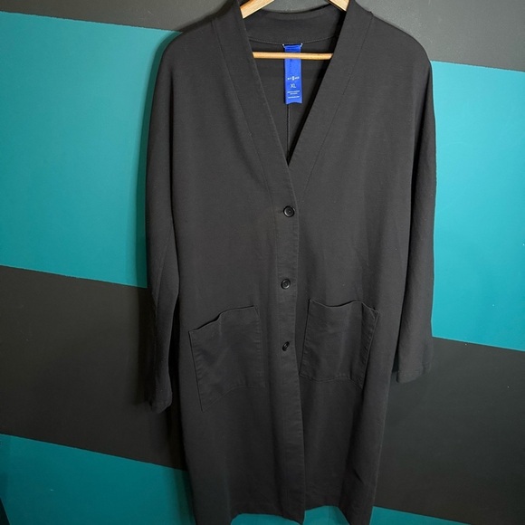 Kit and Ace Black Long Cardigan - Picture 4 of 12